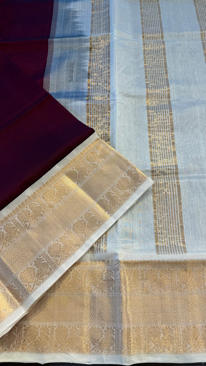 HANDLOOM KANCHIPURAM SILK COTTON (KSC241)
