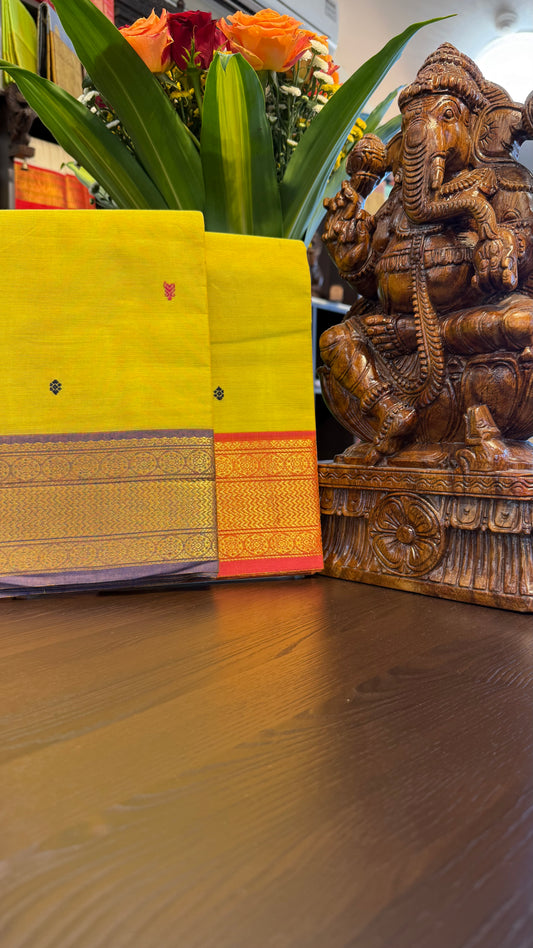 Kanchi Cotton Saree