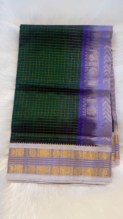 HANDLOOM KANCHIPURAM SILK COTTON (KSC275)