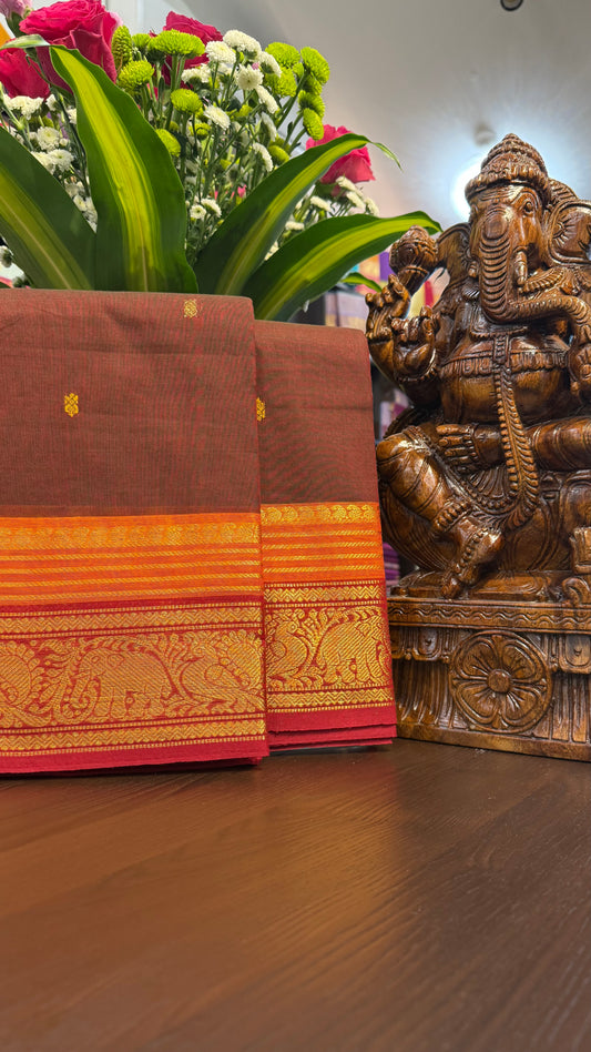 Kanchi Cotton Saree
