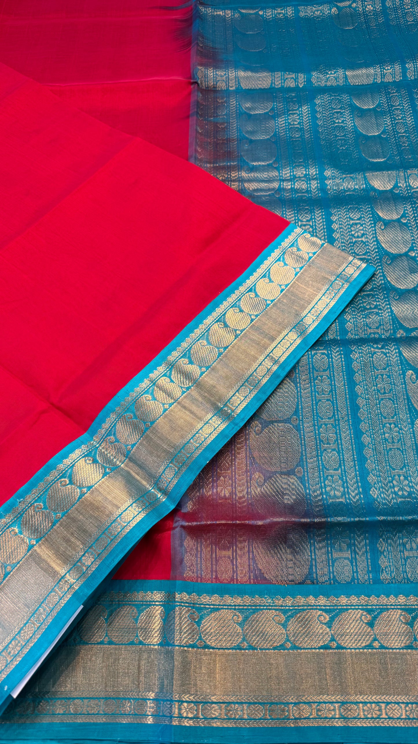 HANDLOOM KANCHIPURAM SILK COTTON (KSC160)