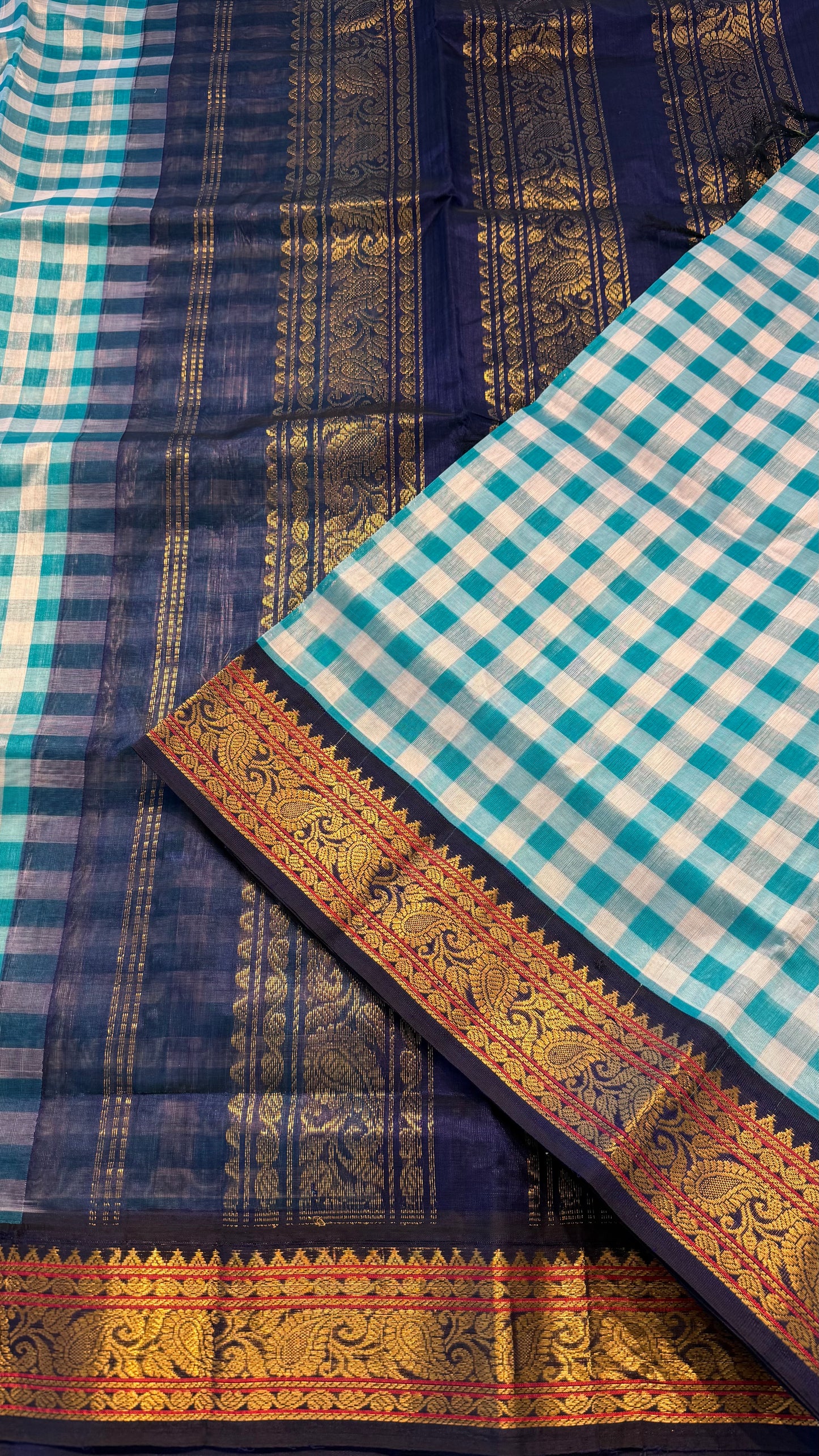 HANDLOOM KANCHIPURAM SILK COTTON (KSC285)