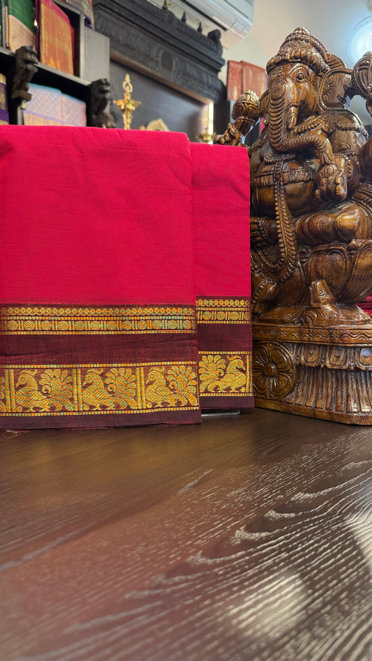 Kanchi Cotton Saree