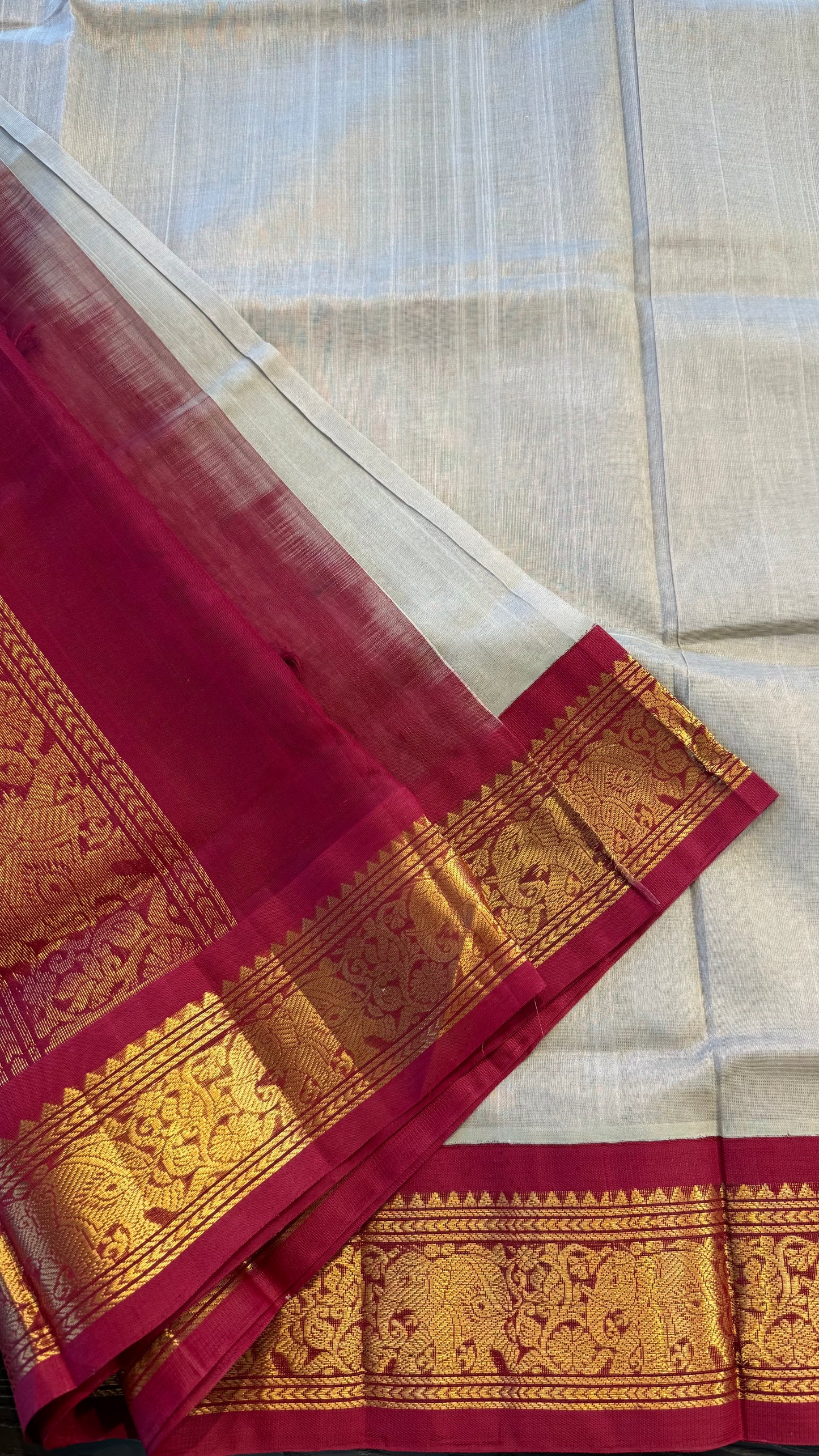 HANDLOOM KANCHIPURAM SILK COTTON (KSC280)