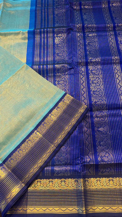HANDLOOM KANCHIPURAM SILK COTTON (KSC216)