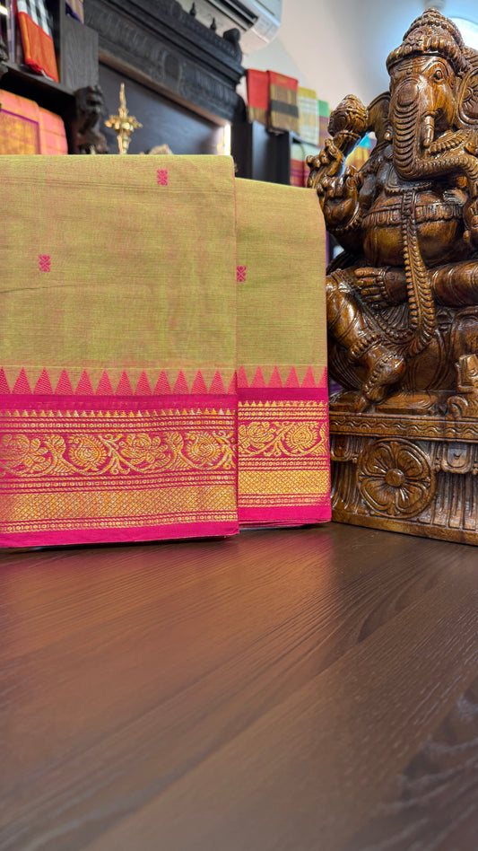 Kanchi Cotton Saree