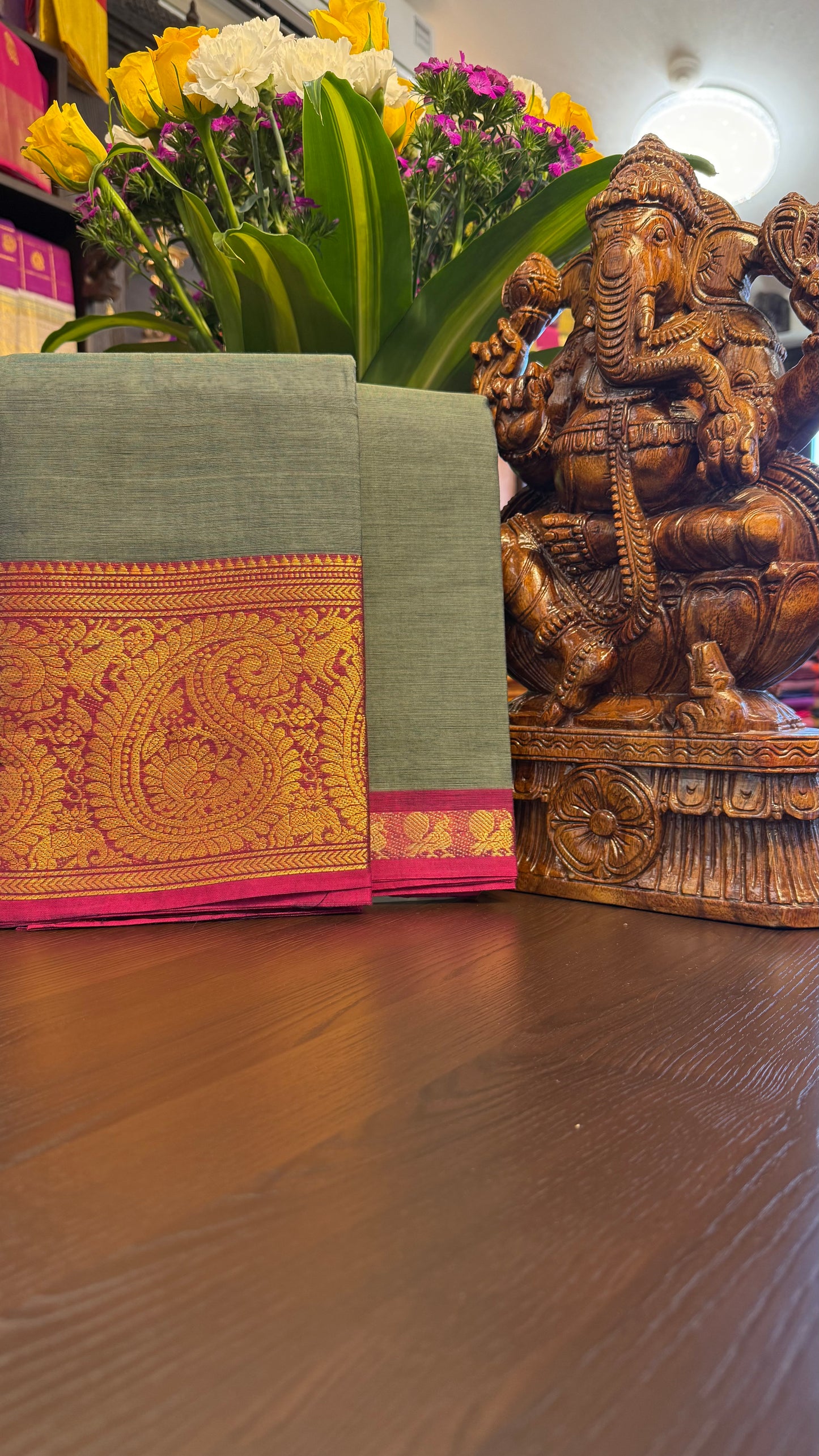 Kanchi Cotton Saree