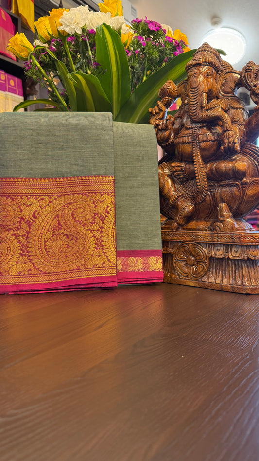Kanchi Cotton Saree