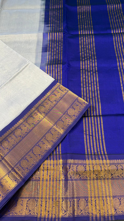 HANDLOOM KANCHIPURAM SILK COTTON (KSC237)