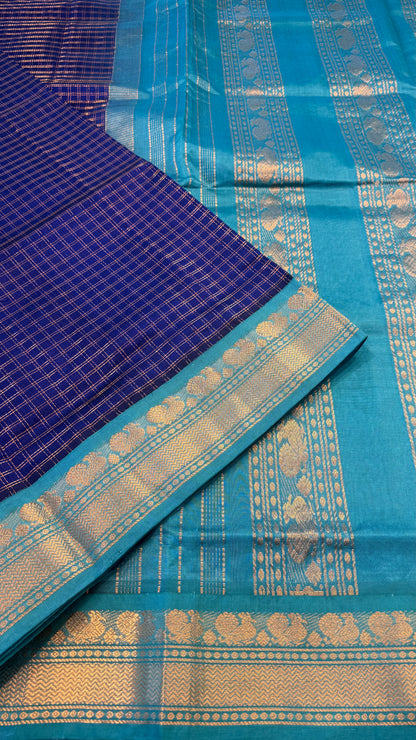 HANDLOOM KANCHIPURAM SILK COTTON (KSC146)