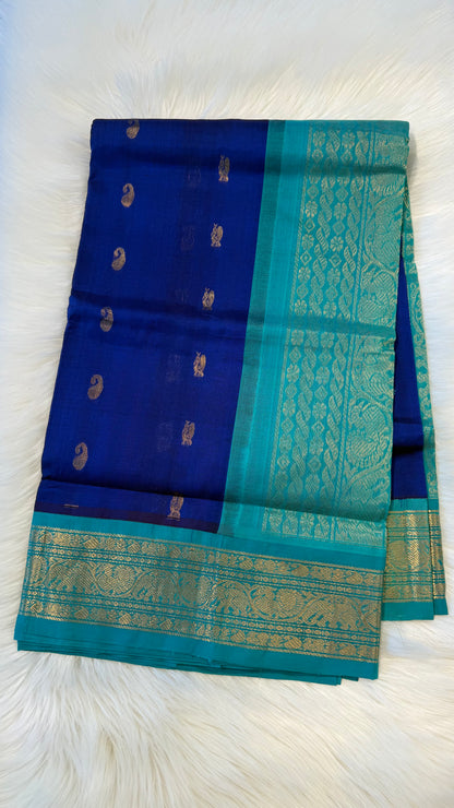 HANDLOOM KANCHIPURAM SILK COTTON (KSC232)