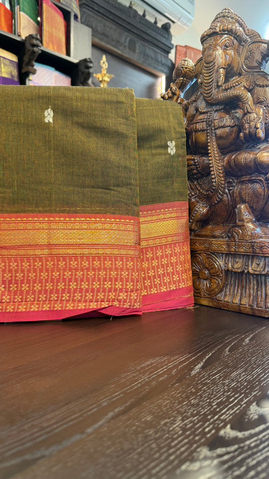 Kanchi Cotton Saree