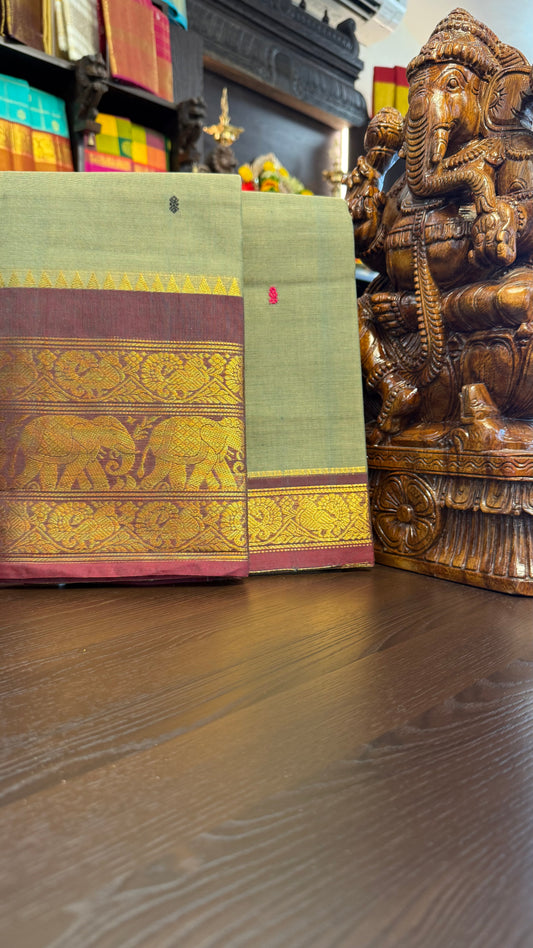 Kanchi Cotton Saree