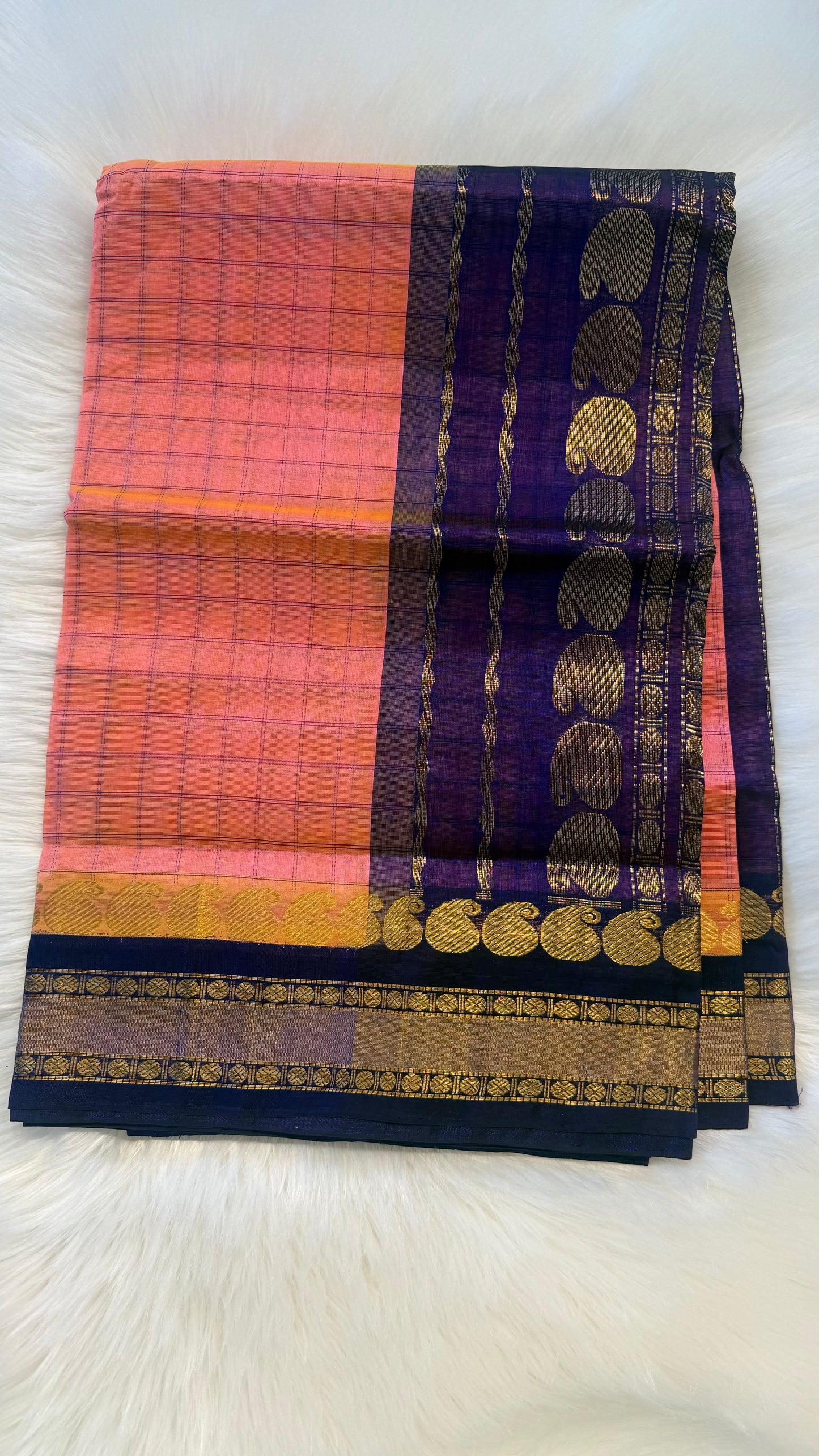 HANDLOOM KANCHIPURAM SILK COTTON (KSC251)