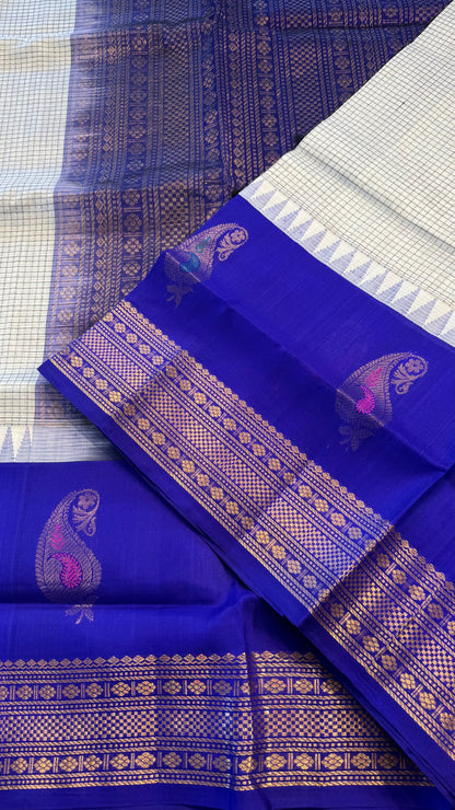 HANDLOOM KANCHIPURAM SILK COTTON (KSC277)