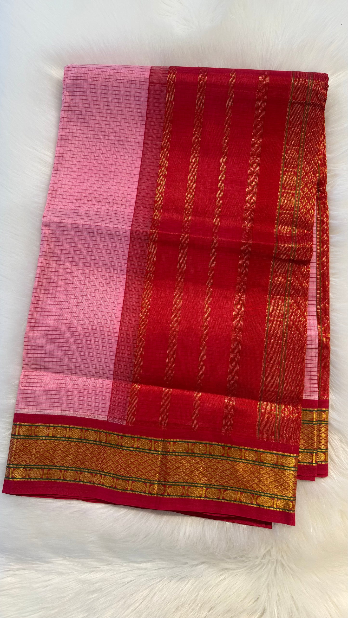 HANDLOOM KANCHIPURAM SILK COTTON (KSC250)