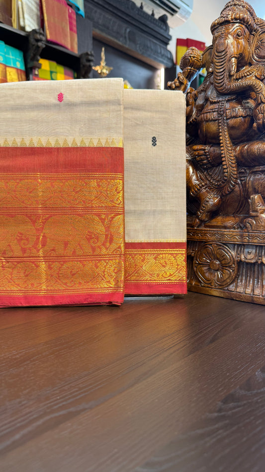 Kanchi Cotton Saree