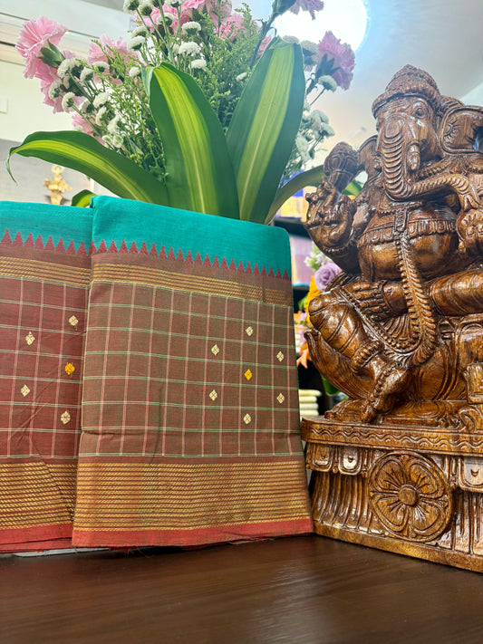 Kanchi Cotton Saree