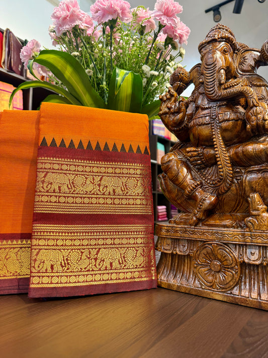 Kanchi Cotton Saree