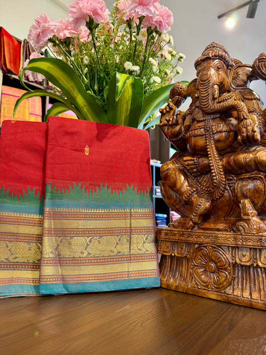 Kanchi Cotton Saree