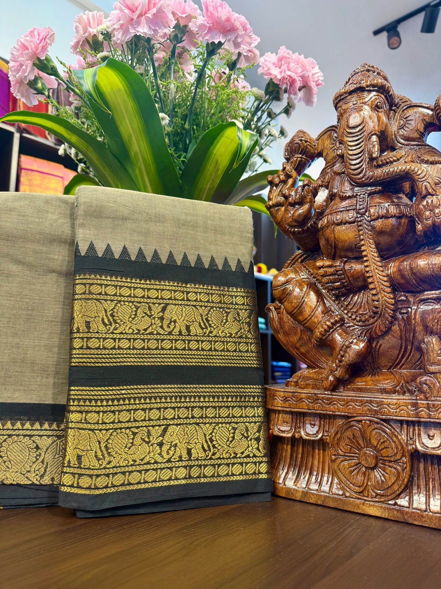 Kanchi Cotton Saree
