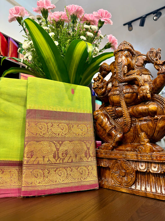 Kanchi Cotton Saree