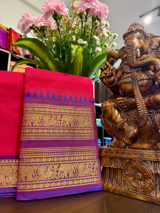 Kanchi Cotton Saree