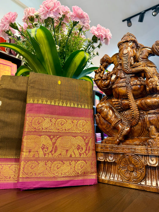 Kanchi Cotton Saree