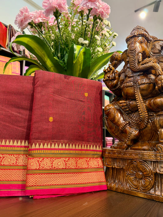 Kanchi Cotton Saree