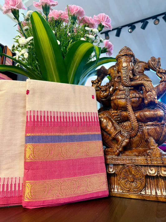 Kanchi Cotton Saree