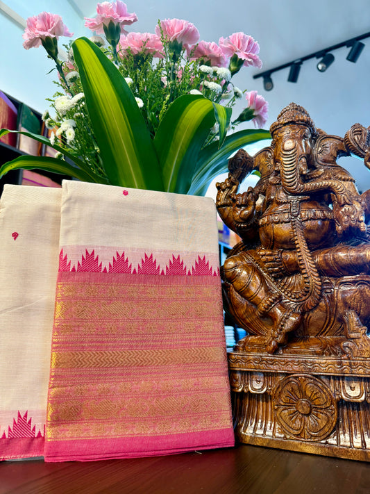 Kanchi Cotton Saree