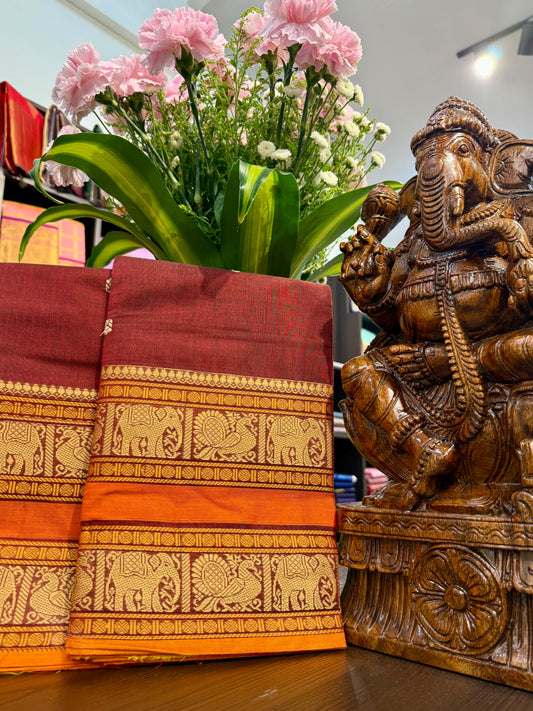 Kanchi Cotton Saree