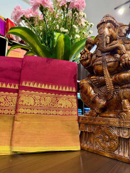 Kanchi Cotton Saree