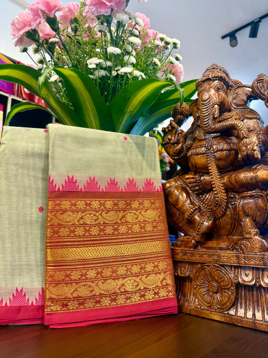 Kanchi Cotton Saree