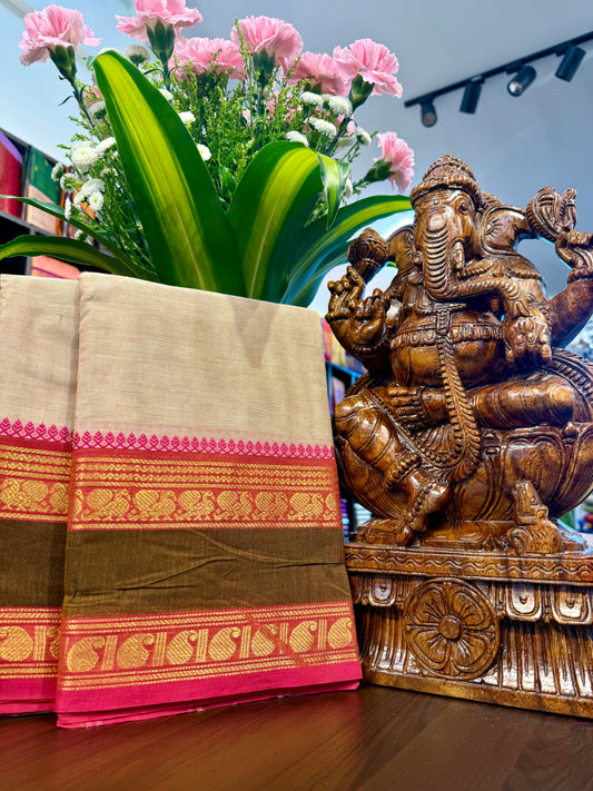 Kanchi Cotton Saree
