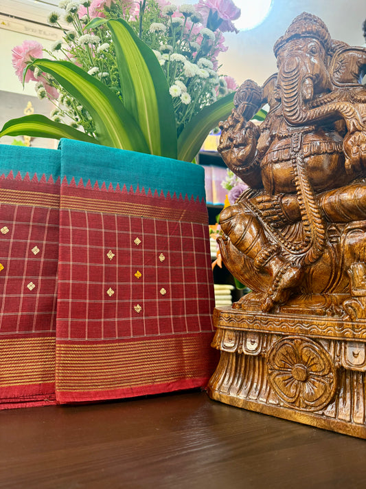 Kanchi Cotton Saree