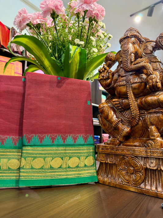 Kanchi Cotton Saree