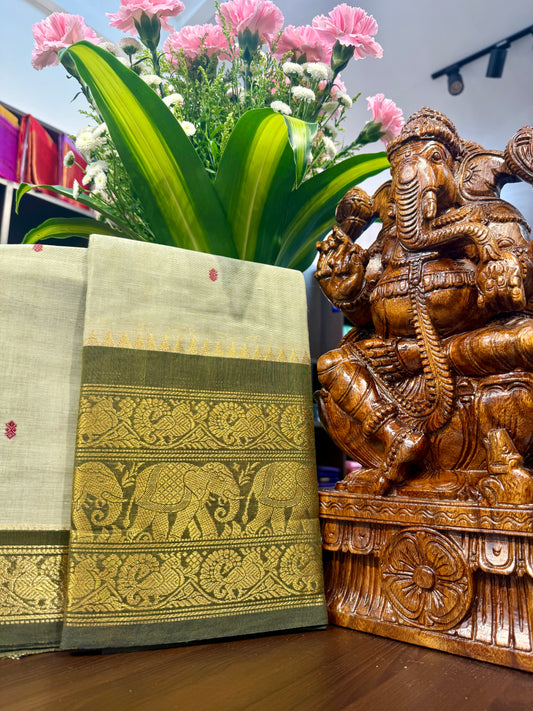 Kanchi Cotton Saree