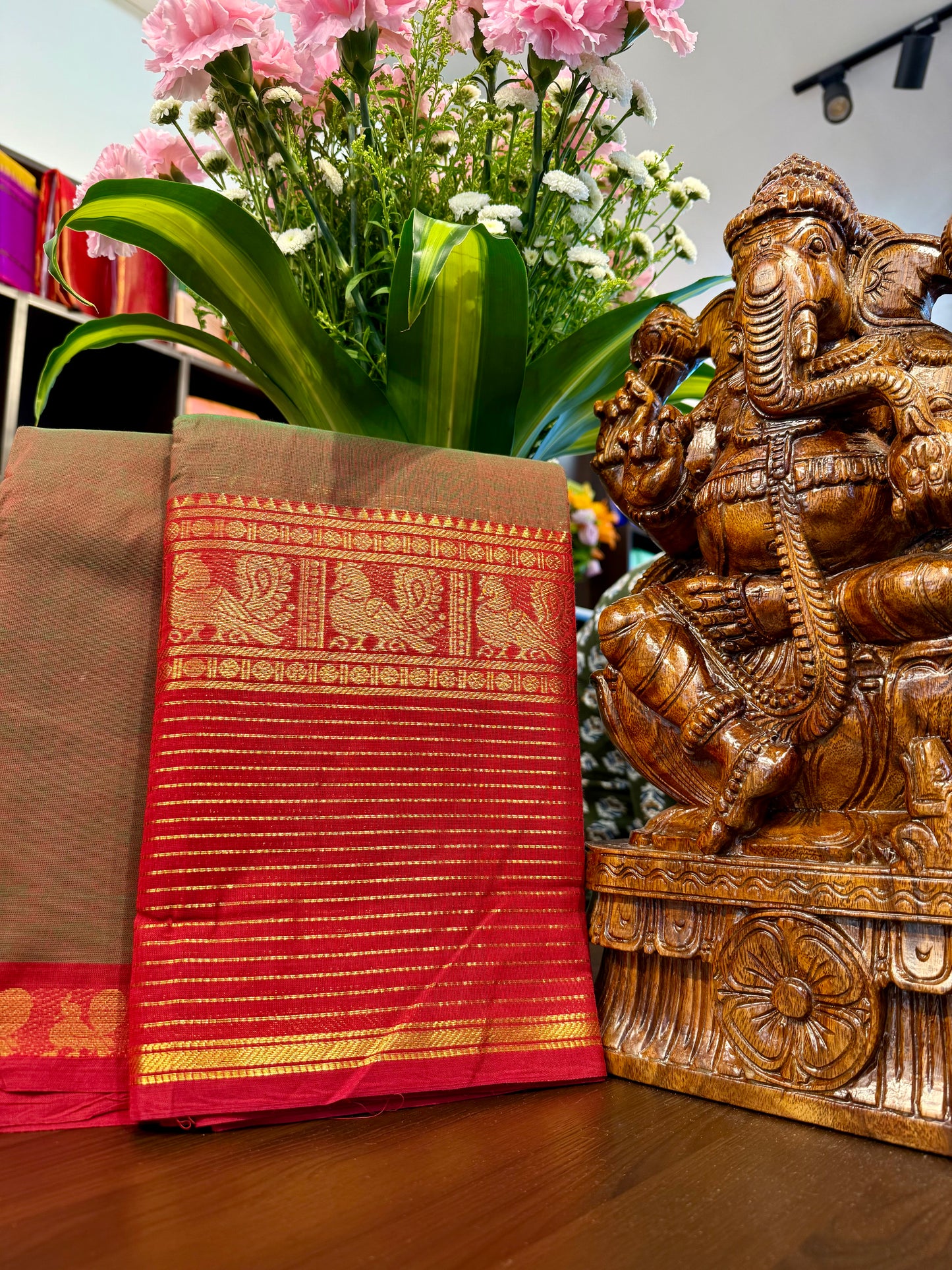 Kanchi Cotton Saree
