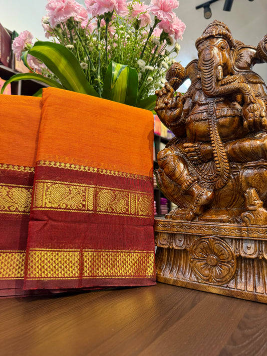 Kanchi Cotton Saree