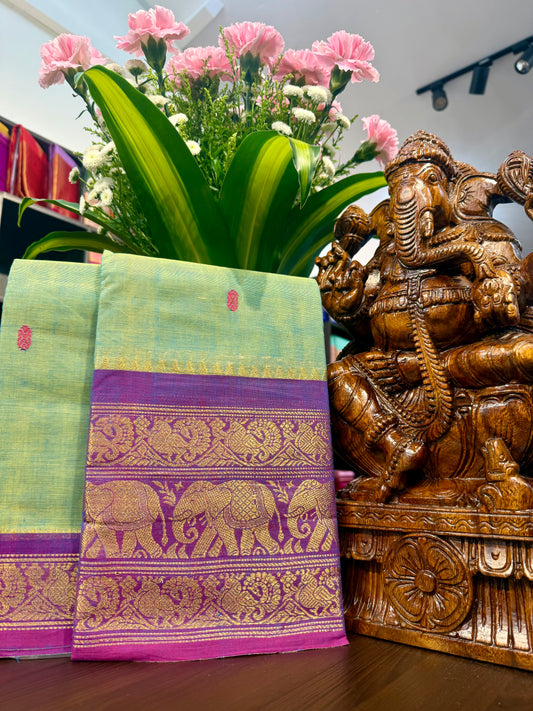 Kanchi Cotton Saree
