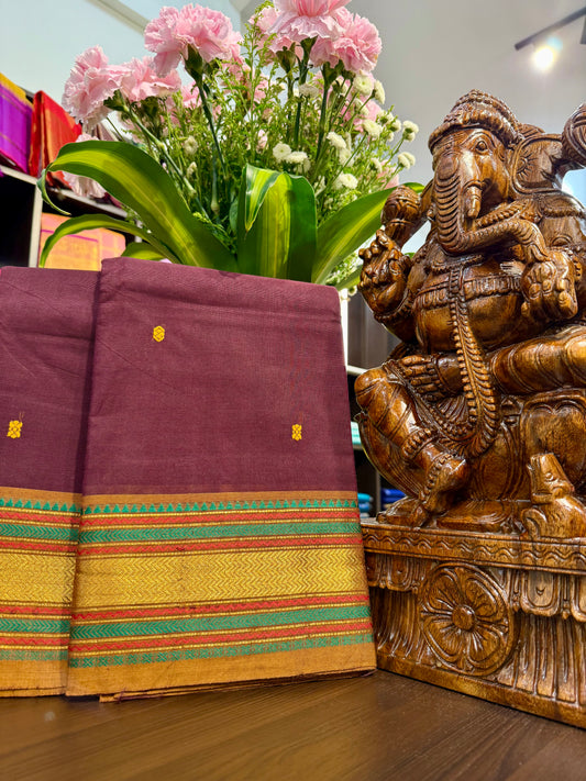 Kanchi Cotton Saree