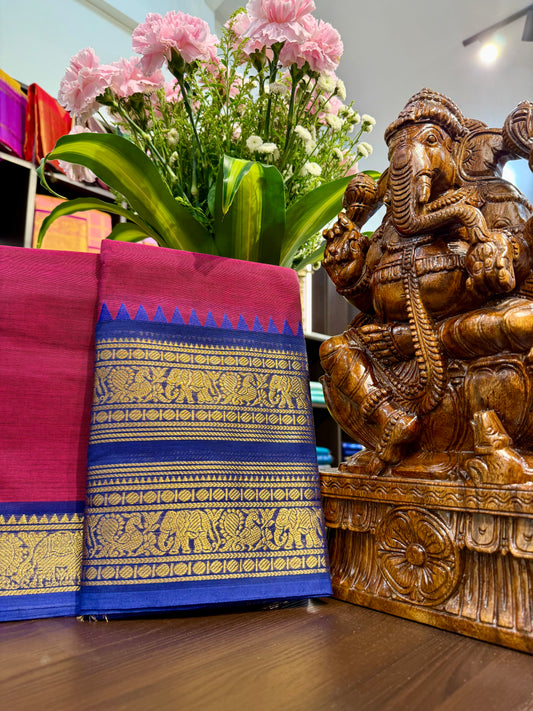 Kanchi Cotton Saree
