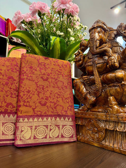 Kanchi Cotton Saree