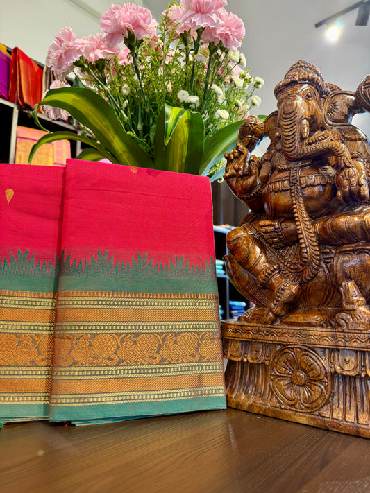 Kanchi Cotton Saree