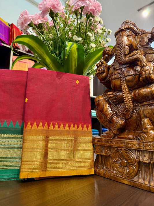 Kanchi Cotton Saree