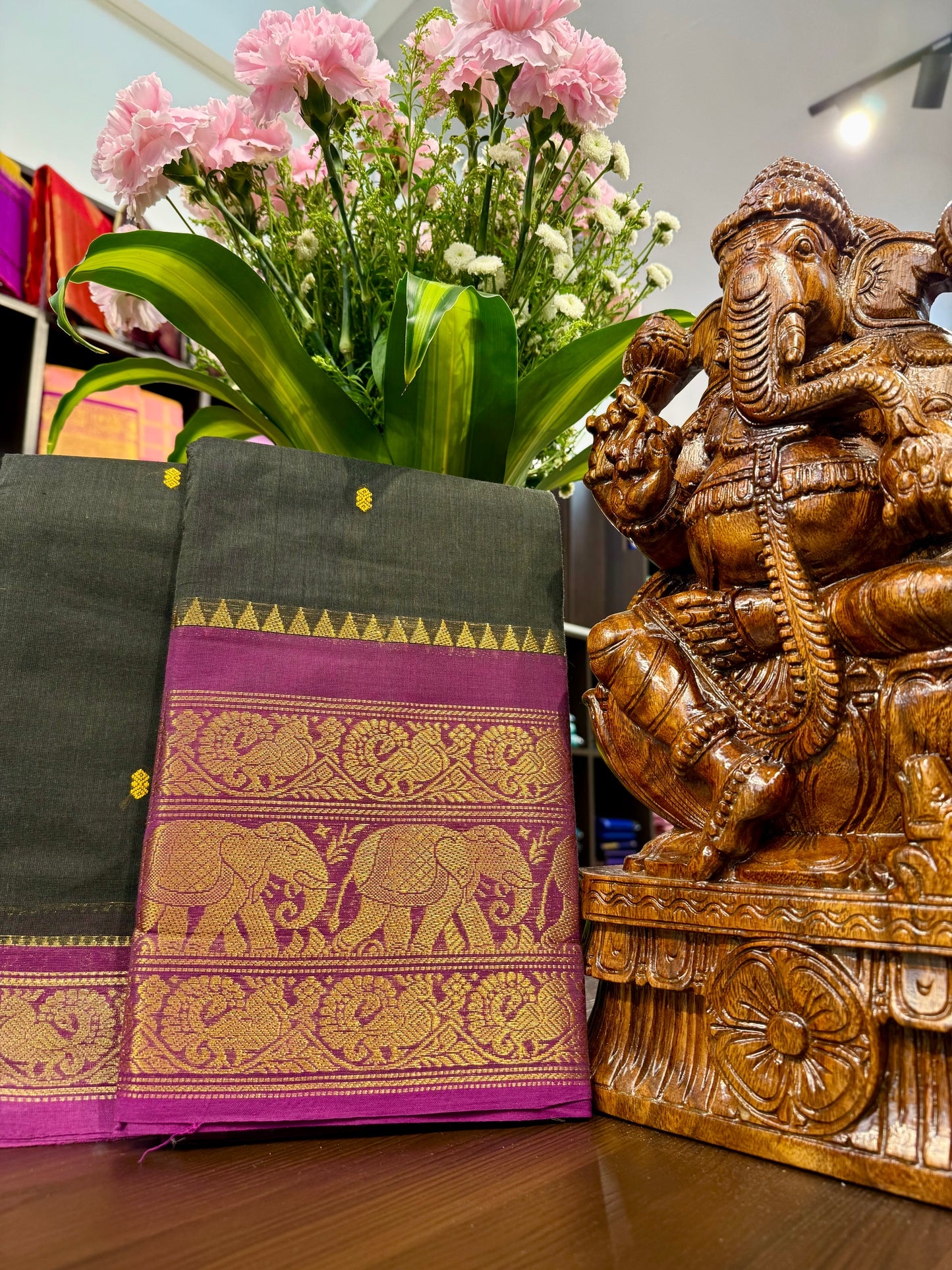 Kanchi Cotton Saree