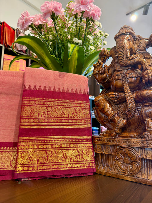Kanchi Cotton Saree