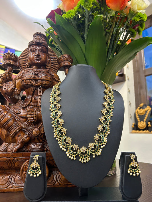 Charvi Long Necklace Jewellery Set