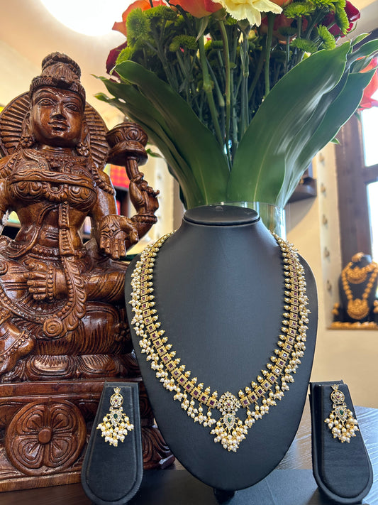 Priti Long Necklace Jewellery Set